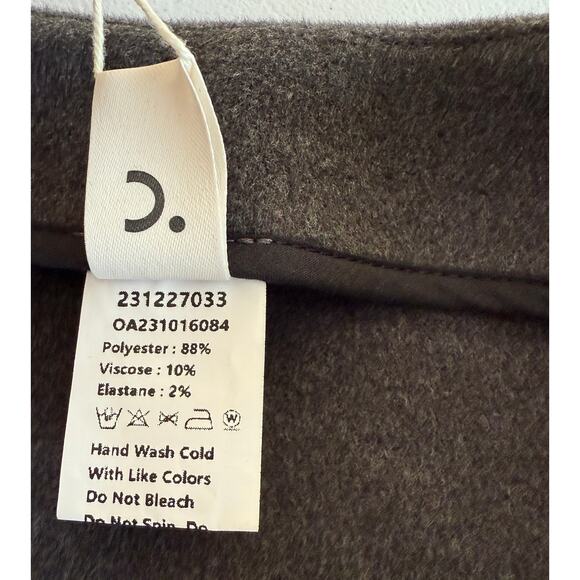 Commense Mini Skirt Women XS Gray Stretch REVOLVE ANTHRO Minimalist Neutral - Picture 9 of 12